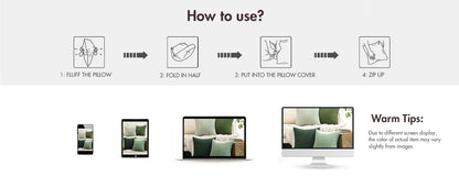 MIULEE Boho Farmhouse Sage Green Throw Pillow Covers 18x18 Inch Set of 4 Mordern Nordic Cushion Covers Soft Corduroy Spring Home Decor for Couch Bed Sofa Living Room Forest Green